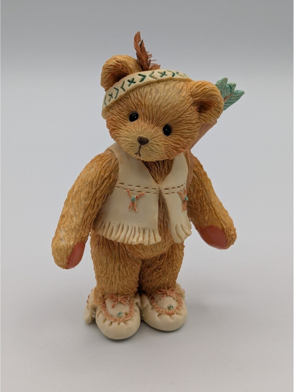 Cherished Teddies Wyatt "Little Running Bear" (629707) 1994, Thanksgiving